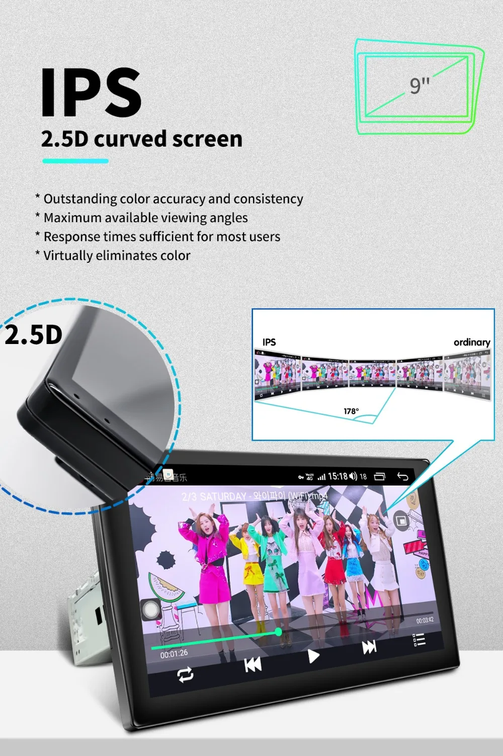 Clearance JOYING Android 8.1 stereo car radio player one din GPS Navigation Support 4G&DSP 4GB+64GB for Honda Civic 2012-2015 9"screen IPS 6 Clearance JOYING Android 8.1 stereo car radio player one din GPS Navigation Support 4G&DSP 4GB+64GB for Honda Civic 2012-2015 9"screen IPS 6