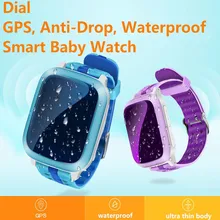 DS18 Wasserdichte Intelligente Baby Uhr Gps-verfolger Für Kinder 2016 Wifi SOS Anti Verloren Location Finder Smartwatch Für IOS Android PK Q50