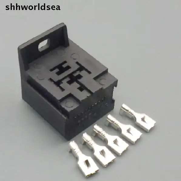 Shhworldsea 10sets 6 3mm Car Relay Mount Holder Base Suit