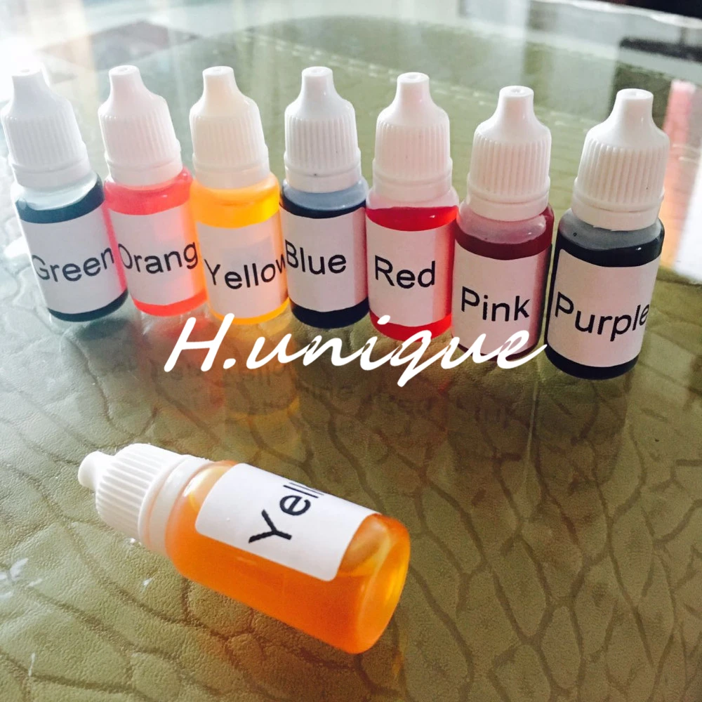 

10mlX7 DIY Manual Soap Colorant Toolkit Materials 7Ccolors Handmade Soap Base Colour Special Pigments