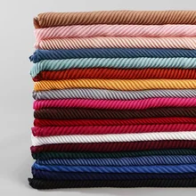 90*180cm Over Size Women Wrinkle Crinkle Bubble Cotton Scarf Muslim Hijab Scarf Turban Head Wrap Solid Color Pleated Scarves
