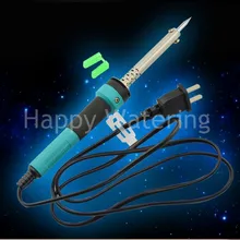 60 Вт 220 В ЕС электрический Регулируемый температурный Сварочный припой паяльник сварочный инструмент с 4 шт. железные наконечники