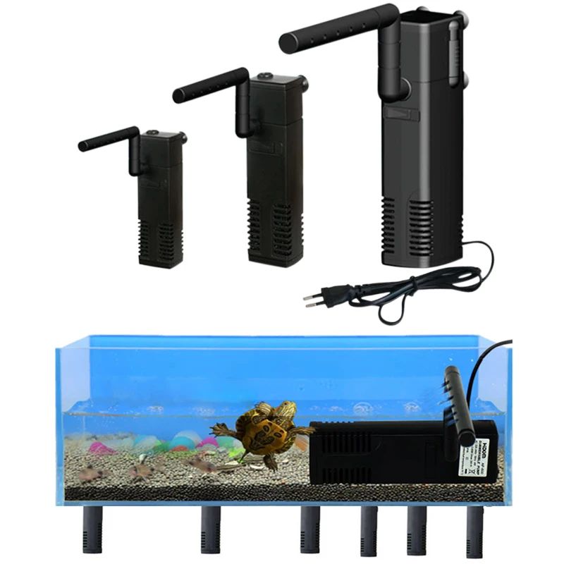 Внутренний аквариумный фильтр Водяной насос с фильтром спрей Бар Прочный для аквариума