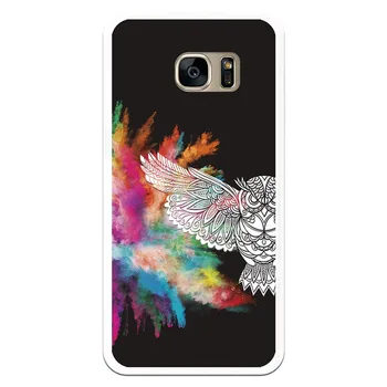 

Stand case costume drawing Owl WP006 for Samsung Galaxy S7 Edge