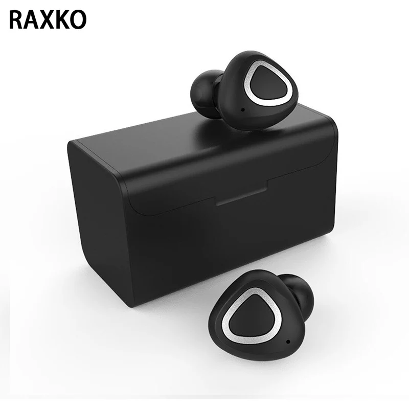 

TWS Earphone True Wireless Stereo Earbud Sport Bluetooth Headsets Waterproof Stereo Mic For Iphone X Samsung S9 S9 Plus Xiaomi