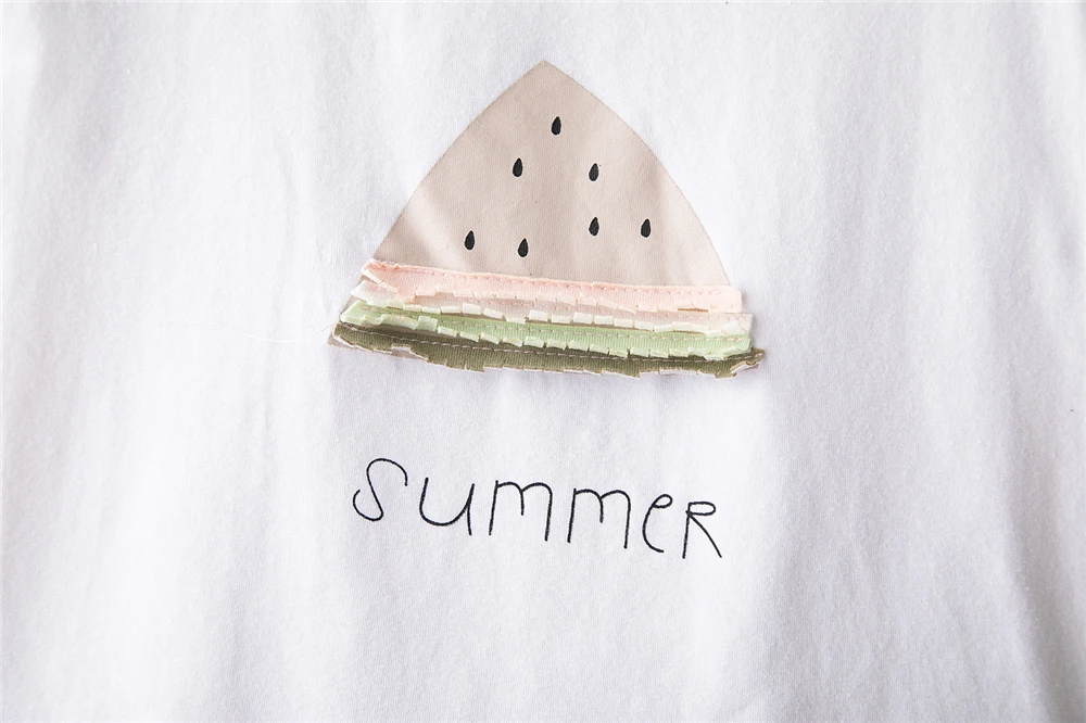 Casual Teenage Girls Clothing Summer New Children Sets Short Sleeve Tshirt Princess Tule Skirt Kids Suit For Girls Outfits 2 Pcs (6)