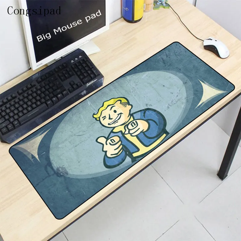 

Congsipad Fallout mousepad gamer 900x400MM gaming Lock Edge mouse pad large Birthday present notebook pc accessories laptop pad