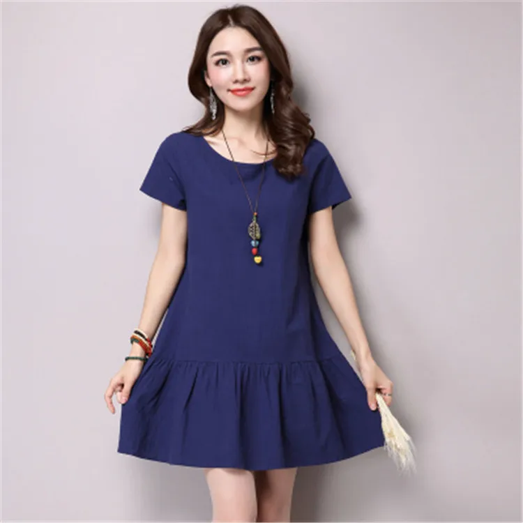 new summer maternity dresses cotton/linen women's dresses pregnancy