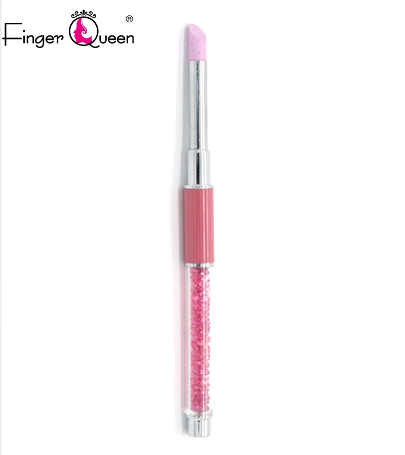 FingerQueen ногтей Книги по искусству Brush Рисование Живопись резьба ручка Круглый Дизайн цветок Советы УФ Гель-лак акриловые Builder деревянной ручкой человек - Цвет: NO.4