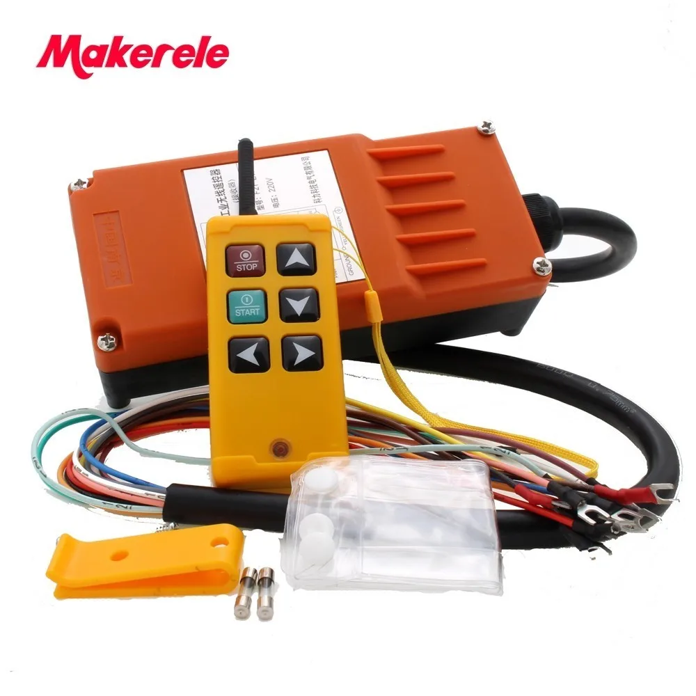 Makerele MKLTS 6 6 Keys Control Industrial Remote Controller 1 Transmitter 1 Receiver DC12V 24V AC36V