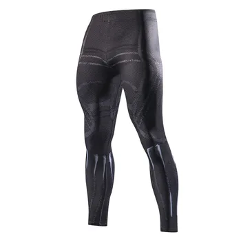 

Newest Fashion Black Panther Pants Men 3D Compression Brand Skinny Pants Exercise Fitness Casual Leggings Men Top Tight Trousers
