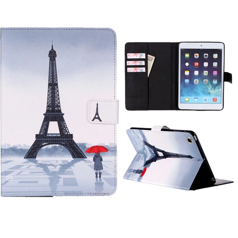For Mini iPad Mini 2 3 1 Case Smart Wallet Flip PU Leather Silicone Stand Case Girl Kids Gift Protect Full Body Tablet Covers (47)