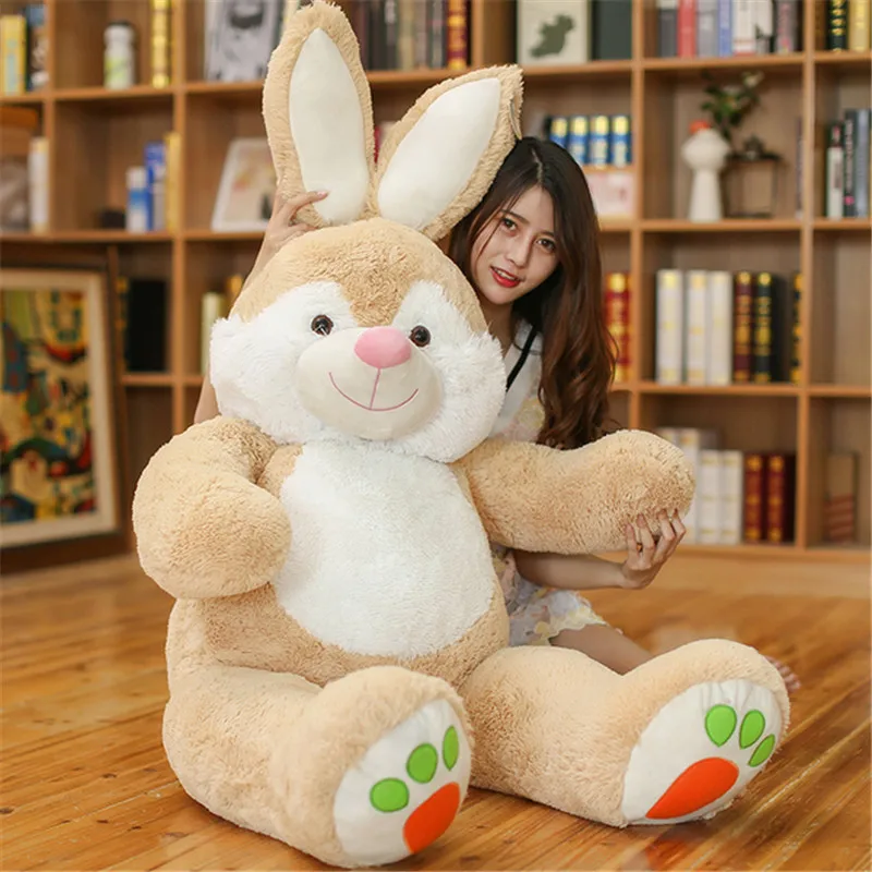 59'' Giant Big Animal Rabbit Plush Toys Soft Tillow Stuffed Animals