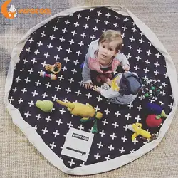 Детские игры Одеяло играть ползать коврик ковер Тип соты большой для хранения игрушек мешок с молнией для детей украшения комнаты