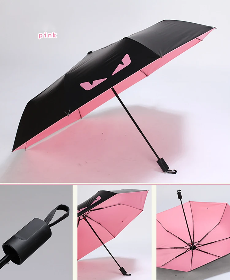 Только в том случае, Jime эльф со складным зонтом женщина для дождливой погоды с защитой от ветра для детей зонтик высокое качество 3-складной Зонт детский дождевик