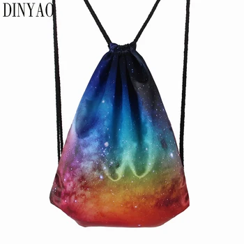 

Softback Women Drawstring Bag Cute Backpacks Female Star Series Casual 3D Printing Bags Pet Double Wrap Bags Storage Bag