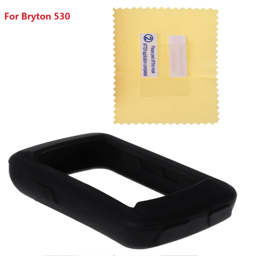 

Bicycle Stopwatch Cover Protect Silicone With Screen Film For Bryton 530 310 330