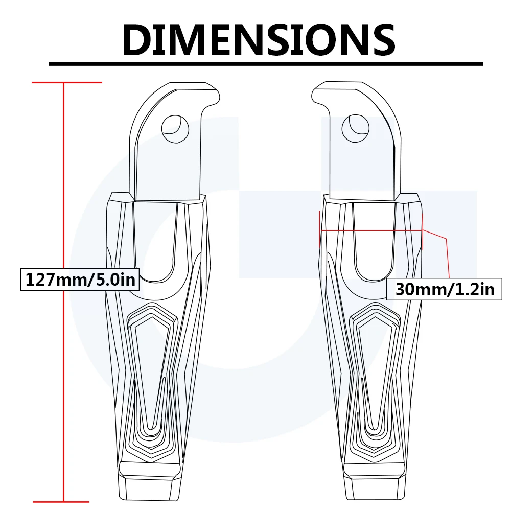 Для Yamaha NMAX 155 125 NMAX155 NMAX125 2015 2018 2016 2017 мотоциклетные Задние подножки педали