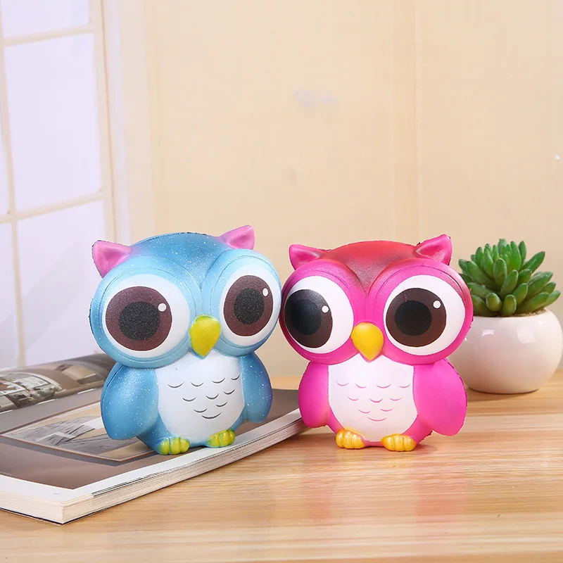 

NNL205 NNL206 Squishy Anti-Stress Slow Rebound Simulation Owl Foam Decompression Toy & Hobbies Squishi Antistress Novelty Gifts
