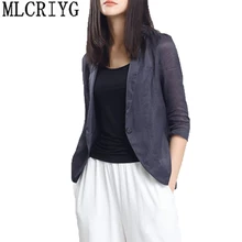 Spring New 2018 Women Blazer And jackets Elegant Summer Casual Short Coat Female Blazers Work Outwear High Quality LX37