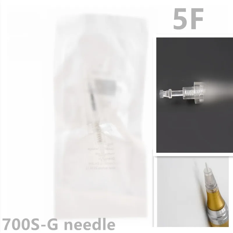 

50pcs New Cartridge transparent plastic shell Permanent Tattoo Makeup Eyebrow Needles 5F for pop digital tattoo machine kit