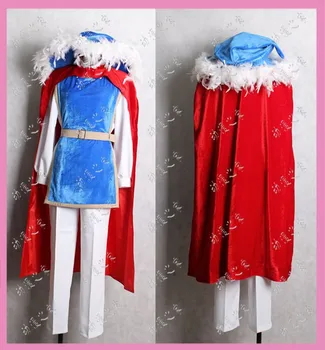 

2016 Cartoon Movie Snow White Prince Charming cosplay costume For Men Party Holiday Costumes