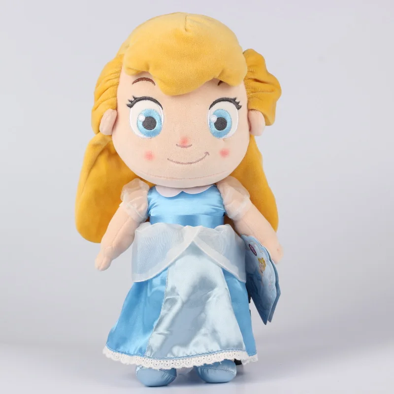 Дисней мультфильм Аниме 30 см плюшевая кукла принцесса кукла Золушка плюшевая игрушка маленькая Русалочка Мягкая кукла детская игрушка подарок