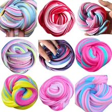 Пушистая слизь Floam пушистая грязь DIY антистрессовые игрушки Многоцветный умный Пластилин малыш глина игрушка 25S71226 Прямая