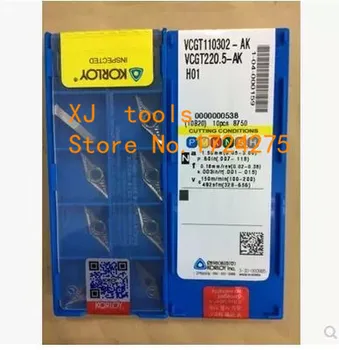 

Free Shipping 10pcs VCGT110302-AK H01 Turning carbide inserts for SVJCR/SVVCN, Suitable for processing of Aluminium&Copper