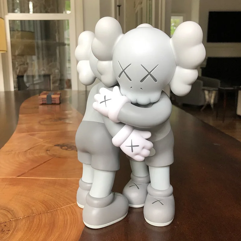 

2pcs/lot 28cm KAWS Together Hug collection action figures toys for children Street Art OriginalFake model Medicom Toy