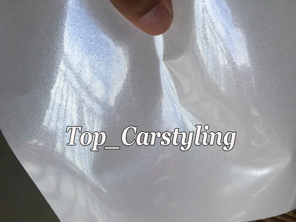 gloss metallic black white car wrapping pearl sparkle wrap foil (5)