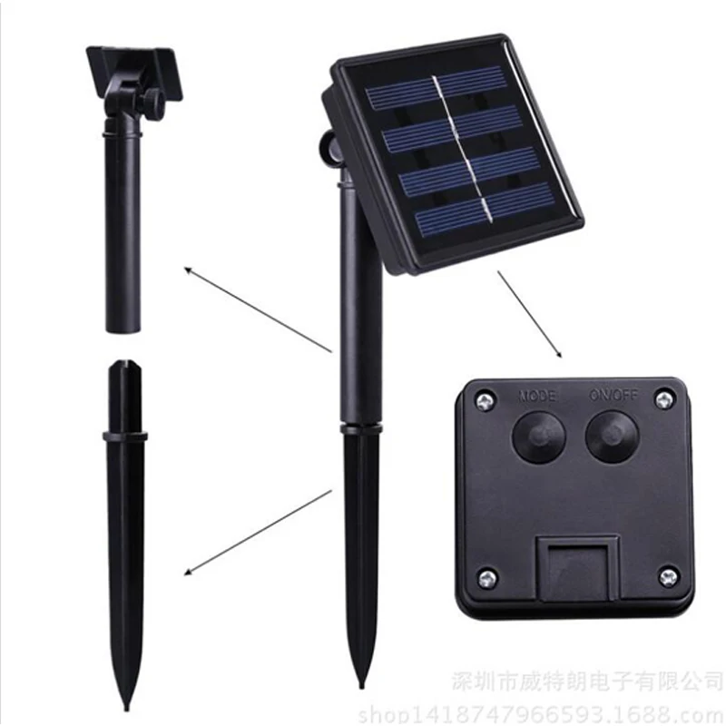 6.5M30LED Solar Lamp Outdoor Fairy String Lights Solar Hair Ball String Solar Power Lamp Christmas Wedding Decoration (2)