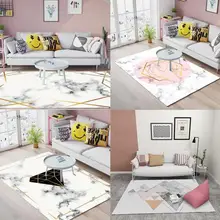 Ковер с геометрическим мраморным узором в скандинавском стиле для гостиной, диван, журнальный столик, коврик для спальни, коврик для йоги, прямоугольное прикроватное одеяло