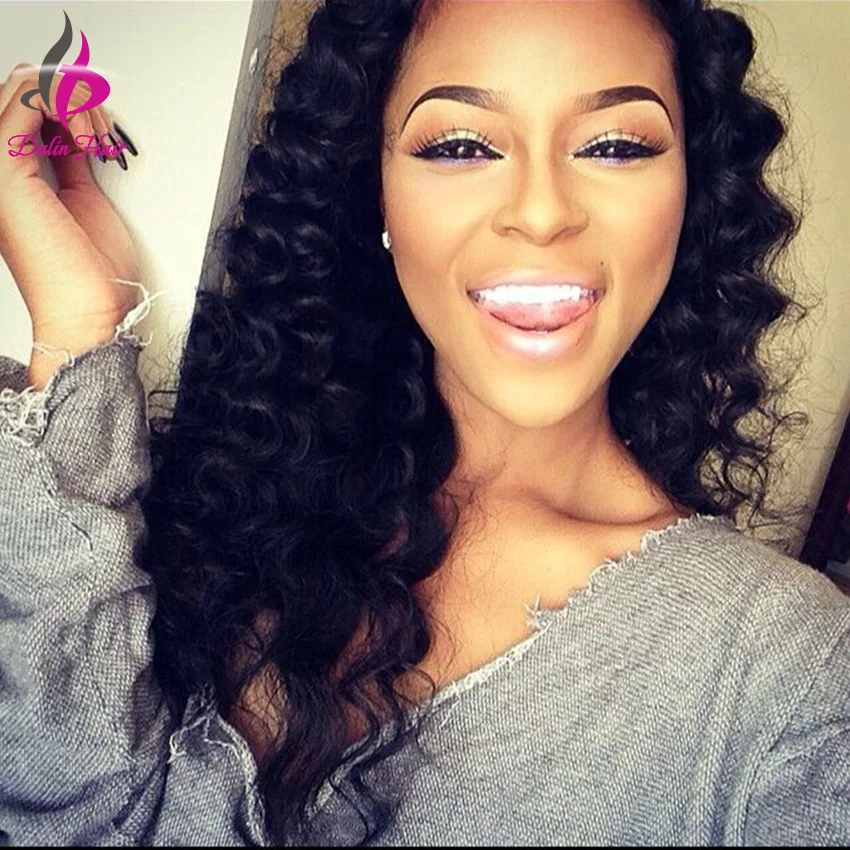 Cabelo Humano Peruvian Deep Curly 100 Raw Natural Hair Weaving 3