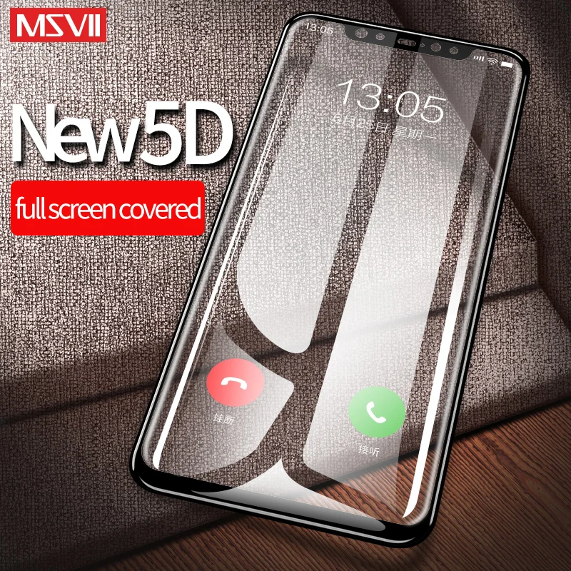 MSVII Защита экрана для Xiaomi Mi8 5D с закругленными краями закаленное стекло SE