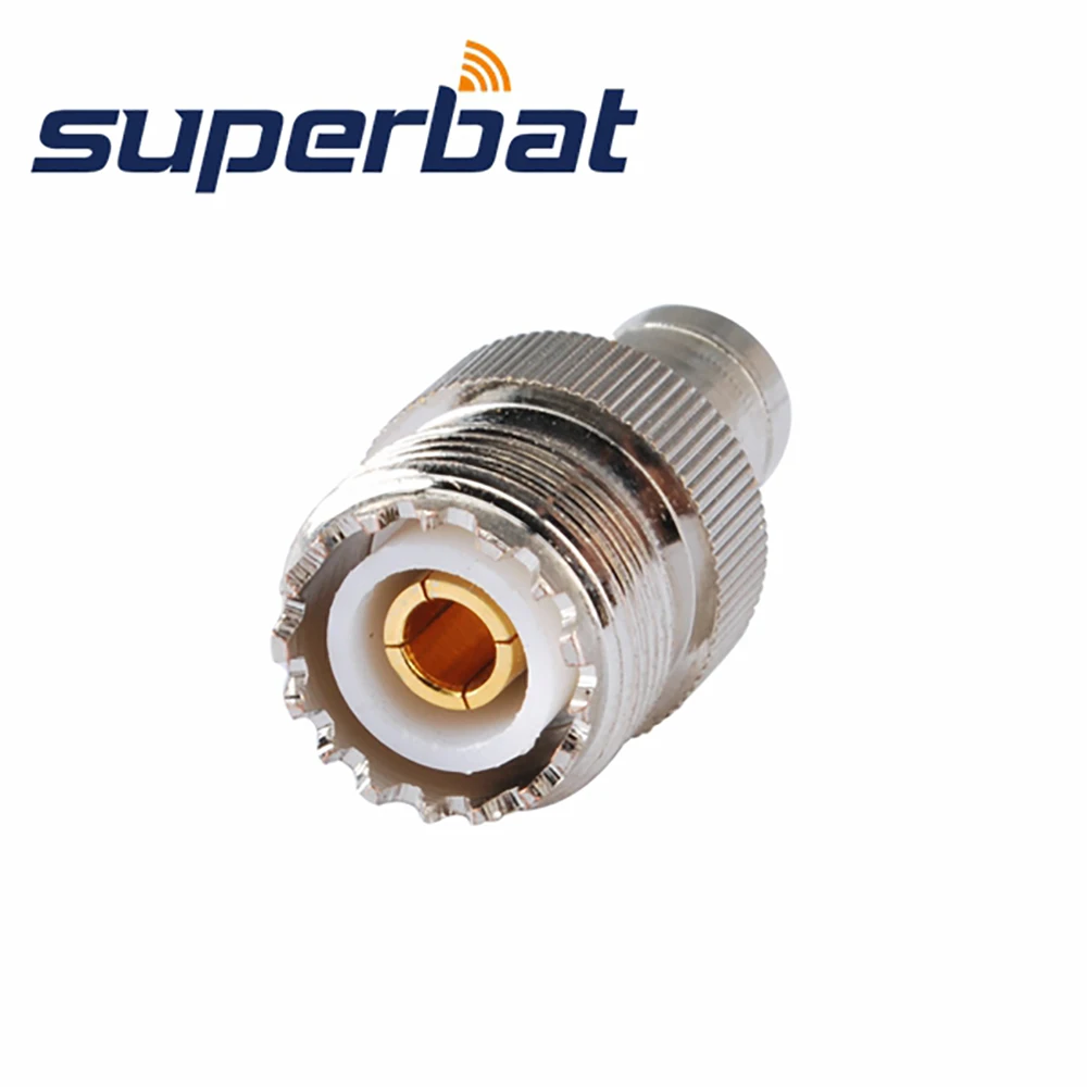 Superbat 5 шт. BNC-UHF RF адаптер BNC Женский Джек UHF Джек прямой коаксиальный разъем