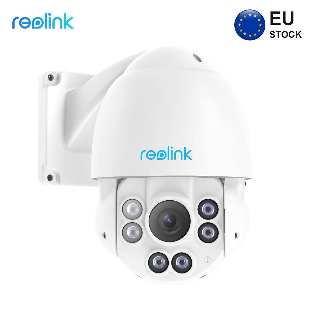 Reolink PTZ IP Камера PoE 4MP 5MP 3072*1728 панорамирования/наклона 4x Оптический зум наружного