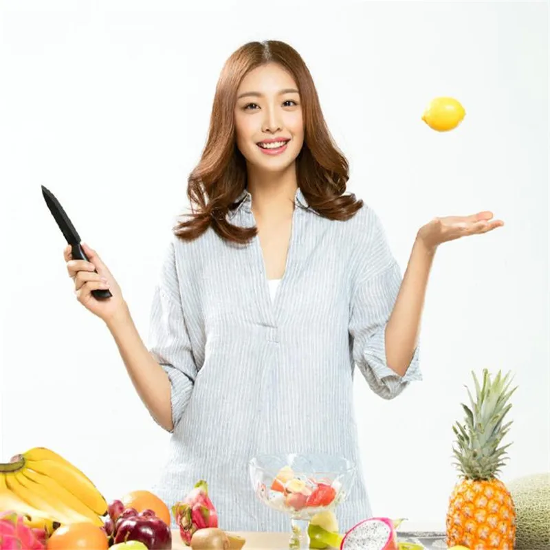 Xiao mi jia Huohou кухонные домашние нано-керамические ножи, набор для приготовления 4, 6, 8 дюймов, кухонный нож для приготовления овощей и мяса для дома