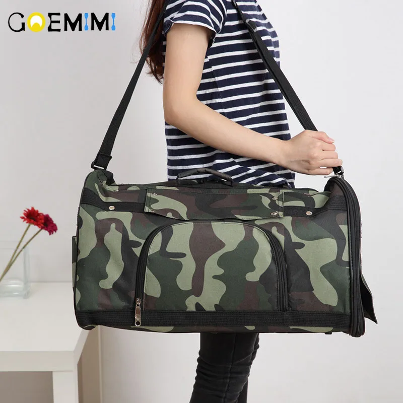 

New Outdoor Foldable Carrier Bags Dog Camouflage Fashion Slings Bag Dog Supplies XS-L Size Pet Travel Handbag