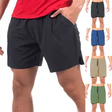 Новинка, мужские летние дышащие быстросохнущие шорты для тренировок и фитнеса, одноцветные кружевные повседневные летние шорты