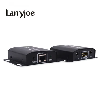

Larryjoe 1080P LKV372A IR Converter HDMI Network Extender Transmitter & Receiver over Cat6/Cat7 Single Cable FHD Transmission