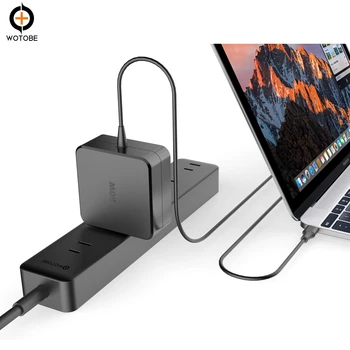 

USB TYPE-C 60W laptop power adapter, mobile phone QC TYPE-C interface fast charge for TYPE-C 5V 3A 9V 3A 12V 3A 15V 3A 20V 3.25A