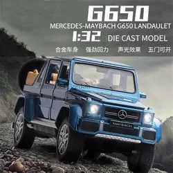 Новый 1:32 Maybach Benz G650 сплава модели автомобиля Diecasts и Игрушки транспортные средства игрушечных автомобилей Бесплатная доставка Детские