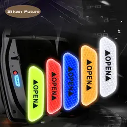 SiKan.4pcs флуоресцентный автомобиль открытый светоотражающие полосы водостойкие предупреждение паста ночного вождения Детская безопасность