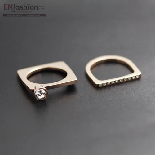 square shape ring design