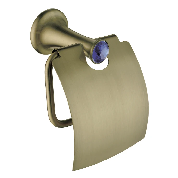 Alta qualidade Antique brass Solid cobre suporte de papel higiênico do banheiro acessórios de Hardware