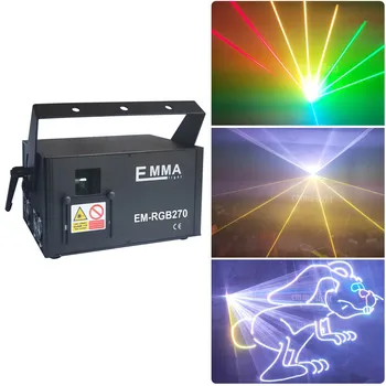 

Professional DJ Lighting 5w RGB 3D Dmx Ilda Animation Laser Light Show projector