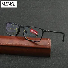 Квадратные высококачественные Мультифокальные линзы очки для чтения мужские модные прогрессивные очки Квадратные диоптрийные очки NX