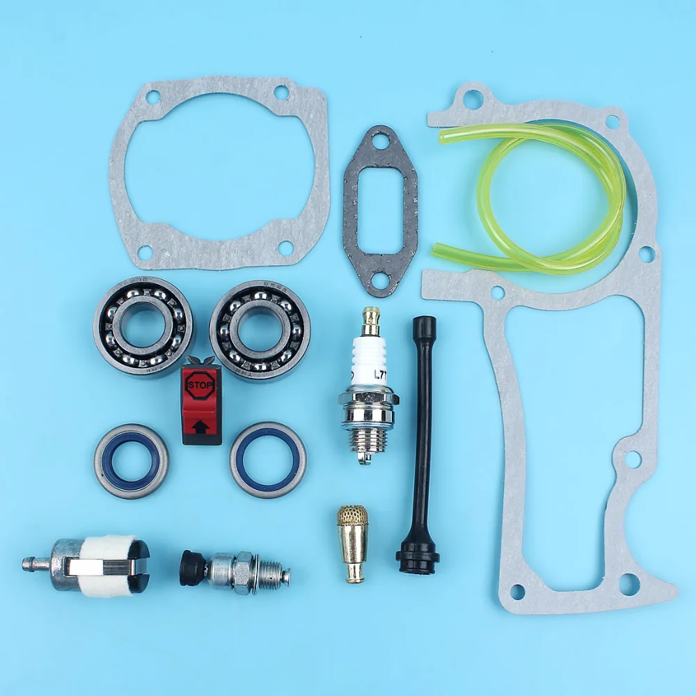 Bougie D’allumage + Filtre à Carburant Pour Husqvarna – Réf. 597919713, Compatible 242 254 346 357 372