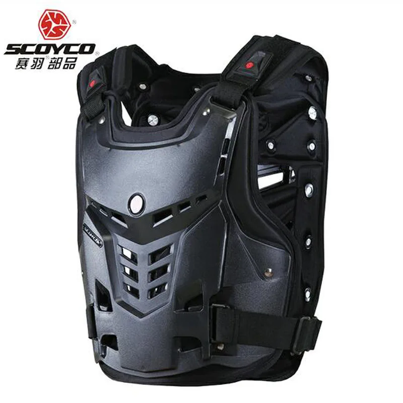 

SCOYCO Motocross Motorcycle kinght Chest Back Protector Armour Vest AM05 Moto Body Guard Vest Racing Protective Jacket